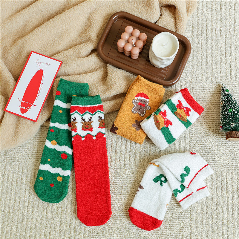 Christmas Cozy Warm Socks Size  35-39