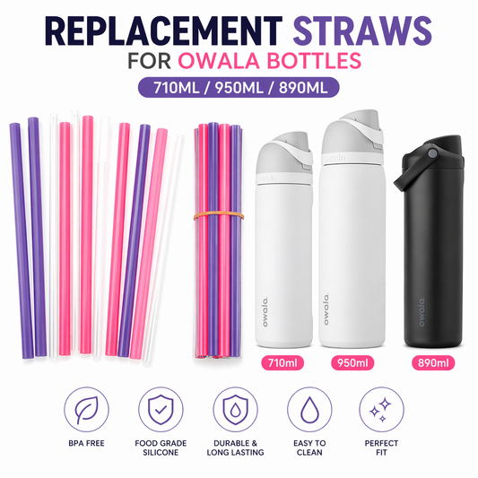 Owala Bottle Replacement Straws 710/890/950ml