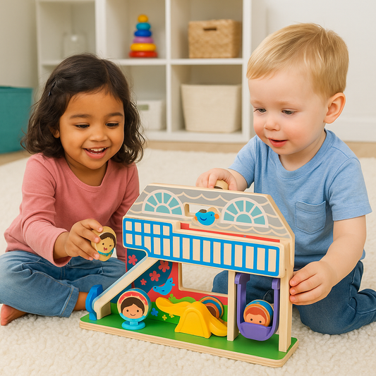 Wood Toy Melissa & Doug Go Tots Schoolyard Tumble
