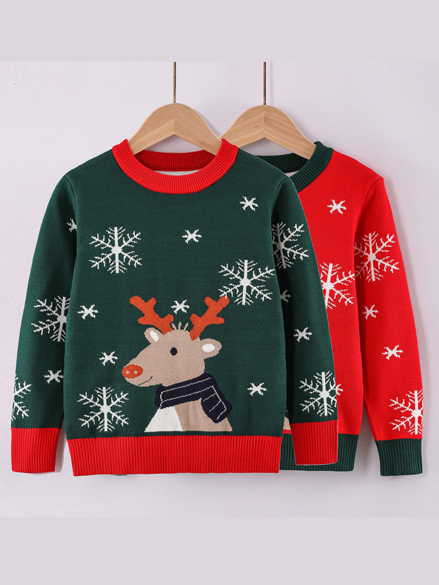 Kids' Christmas Reindeer Sweater | 1–8Y