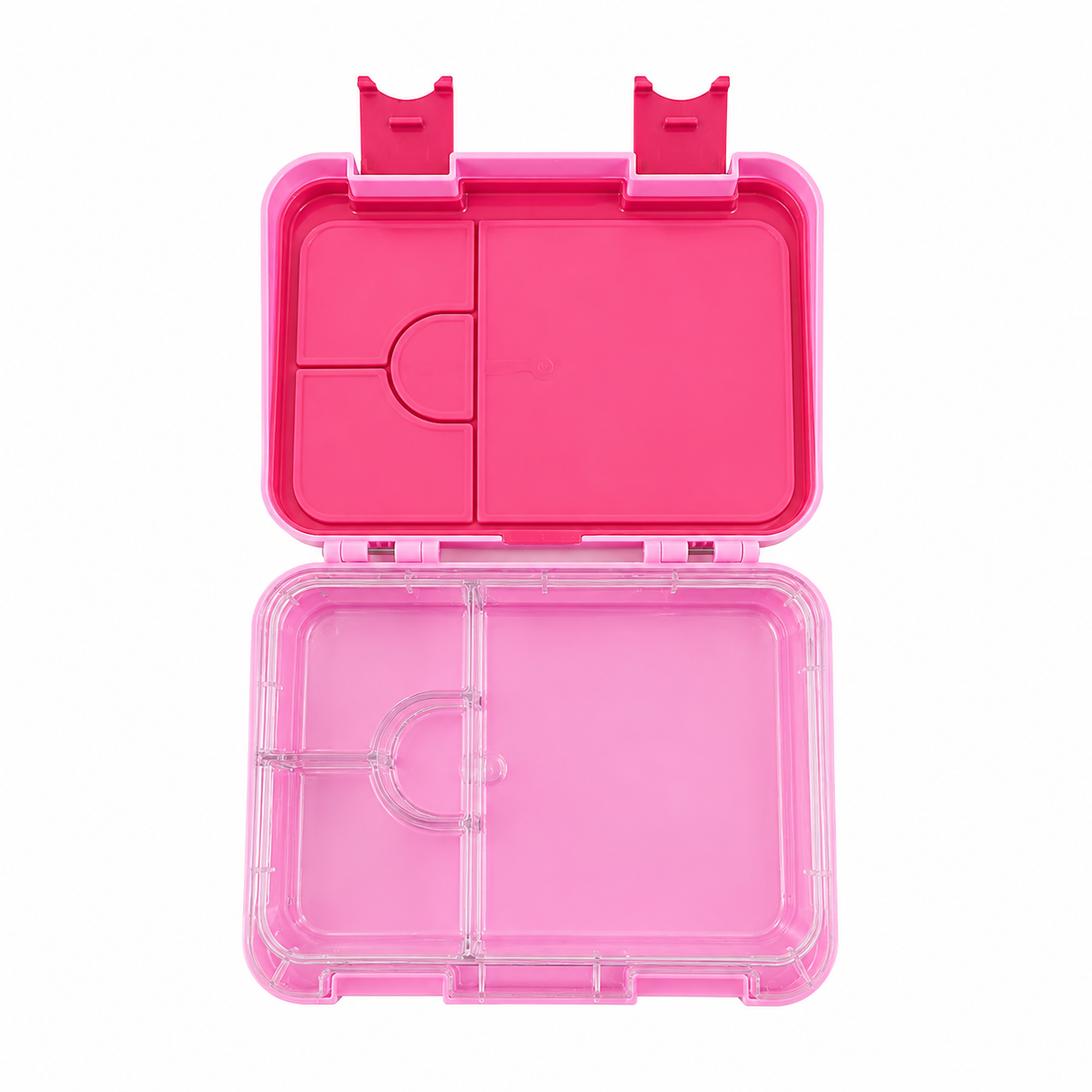 Premium Tritan Kids Lunch Box – Leakproof School Bento Box | Pink + Red