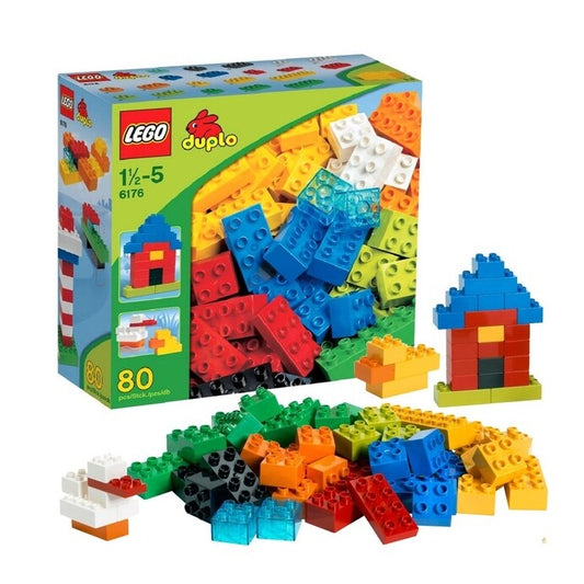 LEGO DUPLO Classic Building Bricks Set – 80 Pieces | 2+