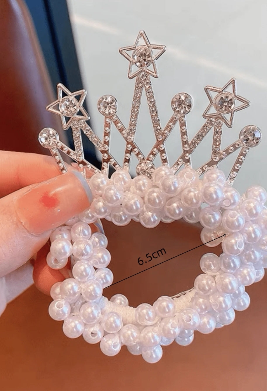 Hair Tie Princess Crown For Kids Pack Of 2 Pcs