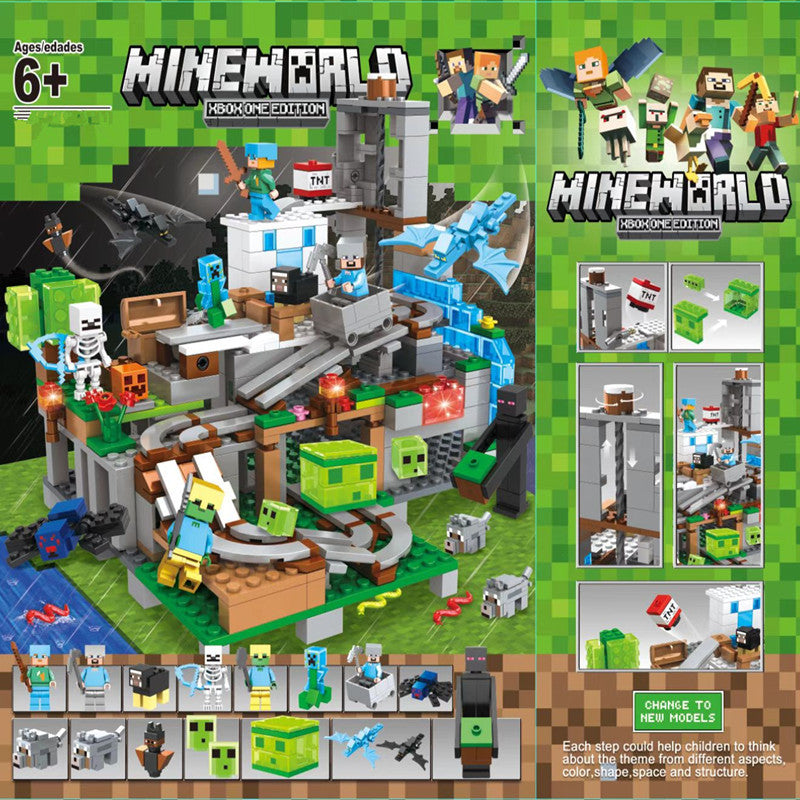 My World Mining Adventure Building Blocks Set| 587pcs | 6+
