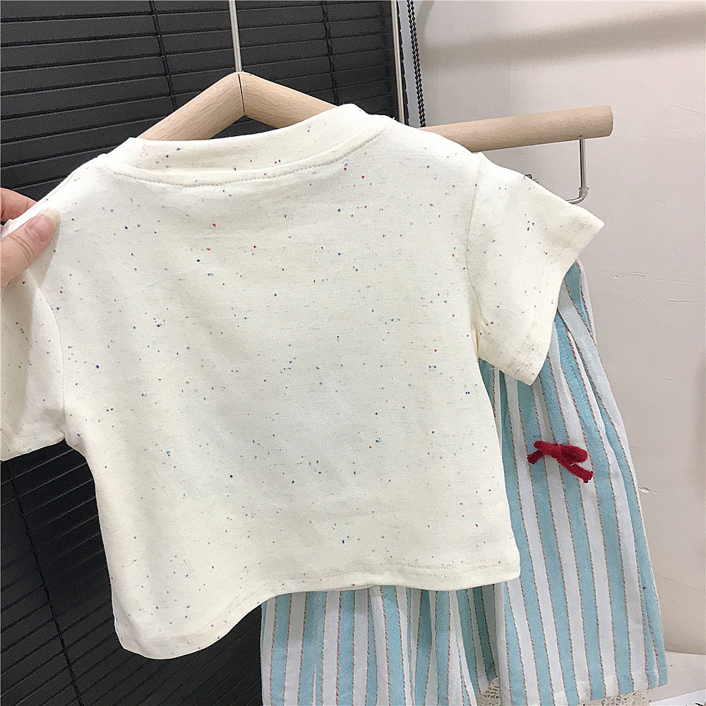 Girls Cotton Dog Set – Soft Summer Outfit (7-8Y)