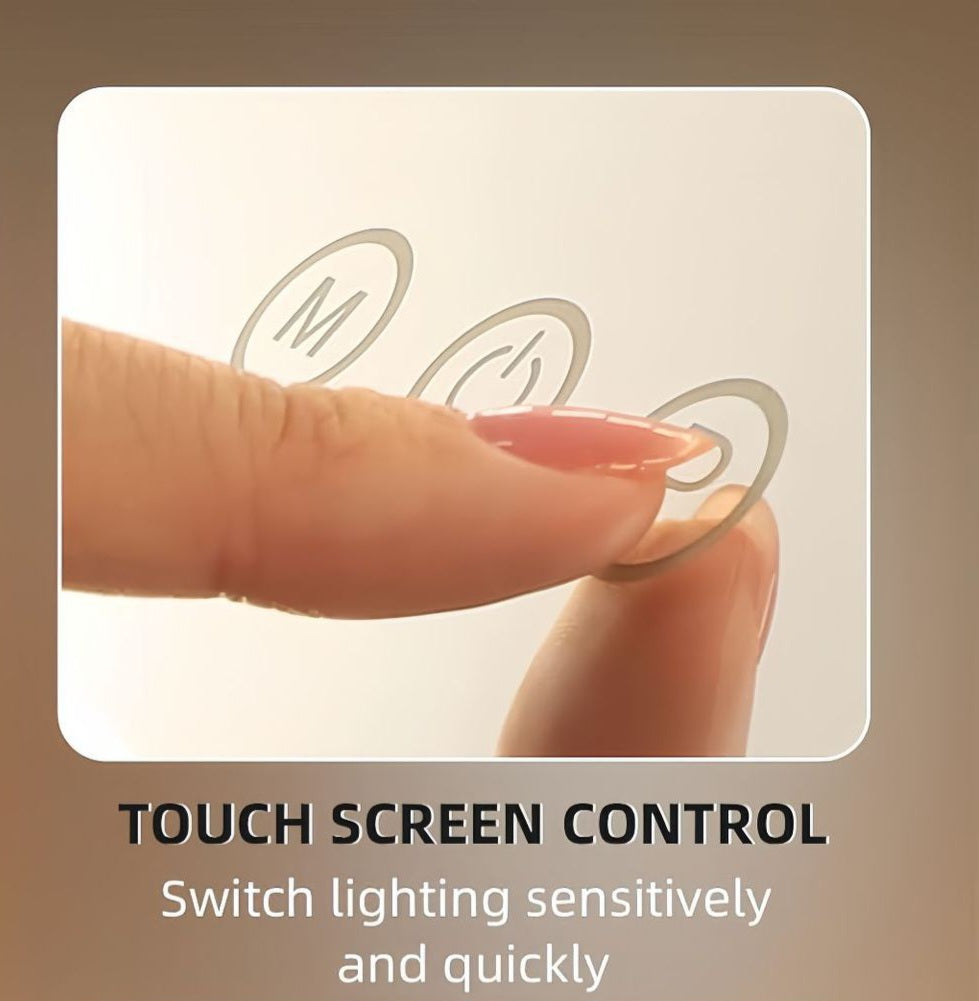 LED Makeup Mirror With Light Bulbs USB Charger 15 LEDS