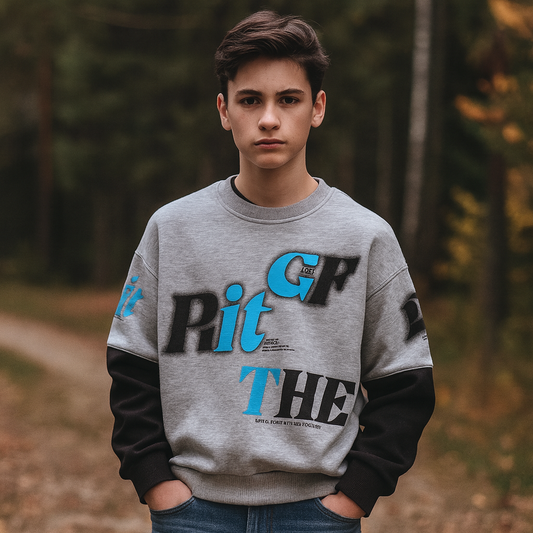 Warm Sweater With Fleece 9-16y