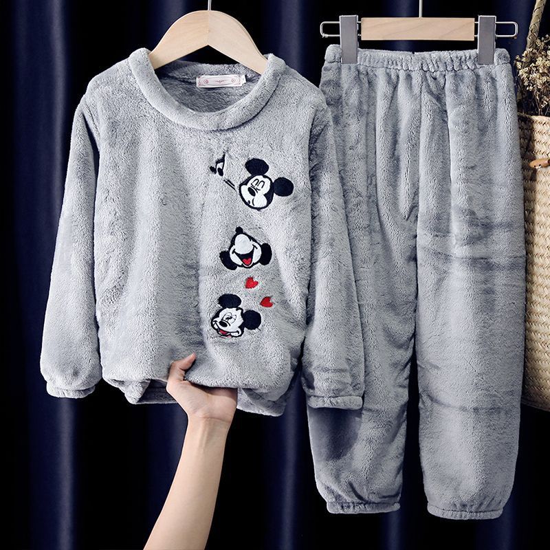 Warm Pyjama Mickey Mouse For Boys And Girls Size 3-14y