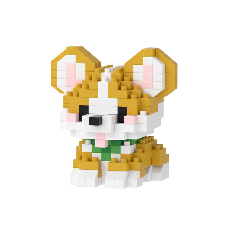 MEKANSM Mini Dog Collection – 18-Piece Building Block Collection| 8+