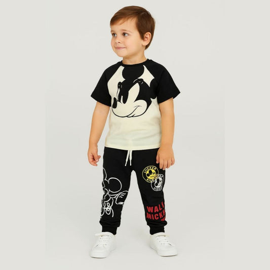Outfit For Boys Mickey Mouse Design  Size 3-4y