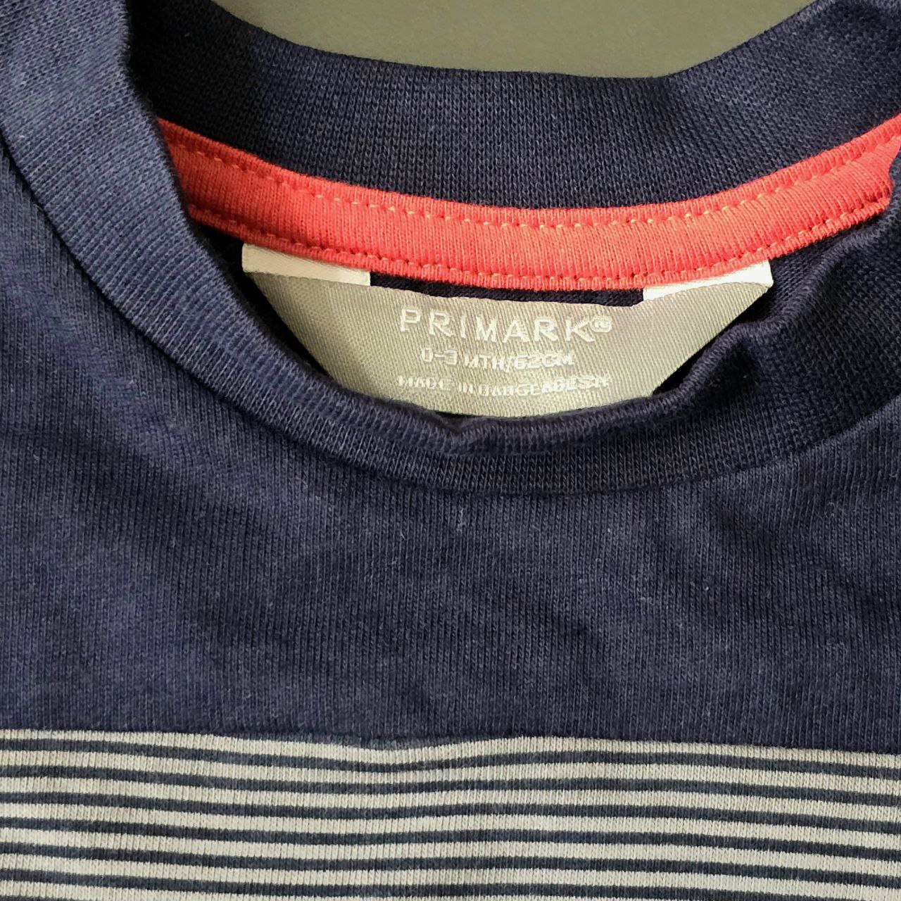 Outfit For Kids Set Of 2 Pcs Tshirt&Short  Boys Clothes Brand:Primark Size 0-3month
