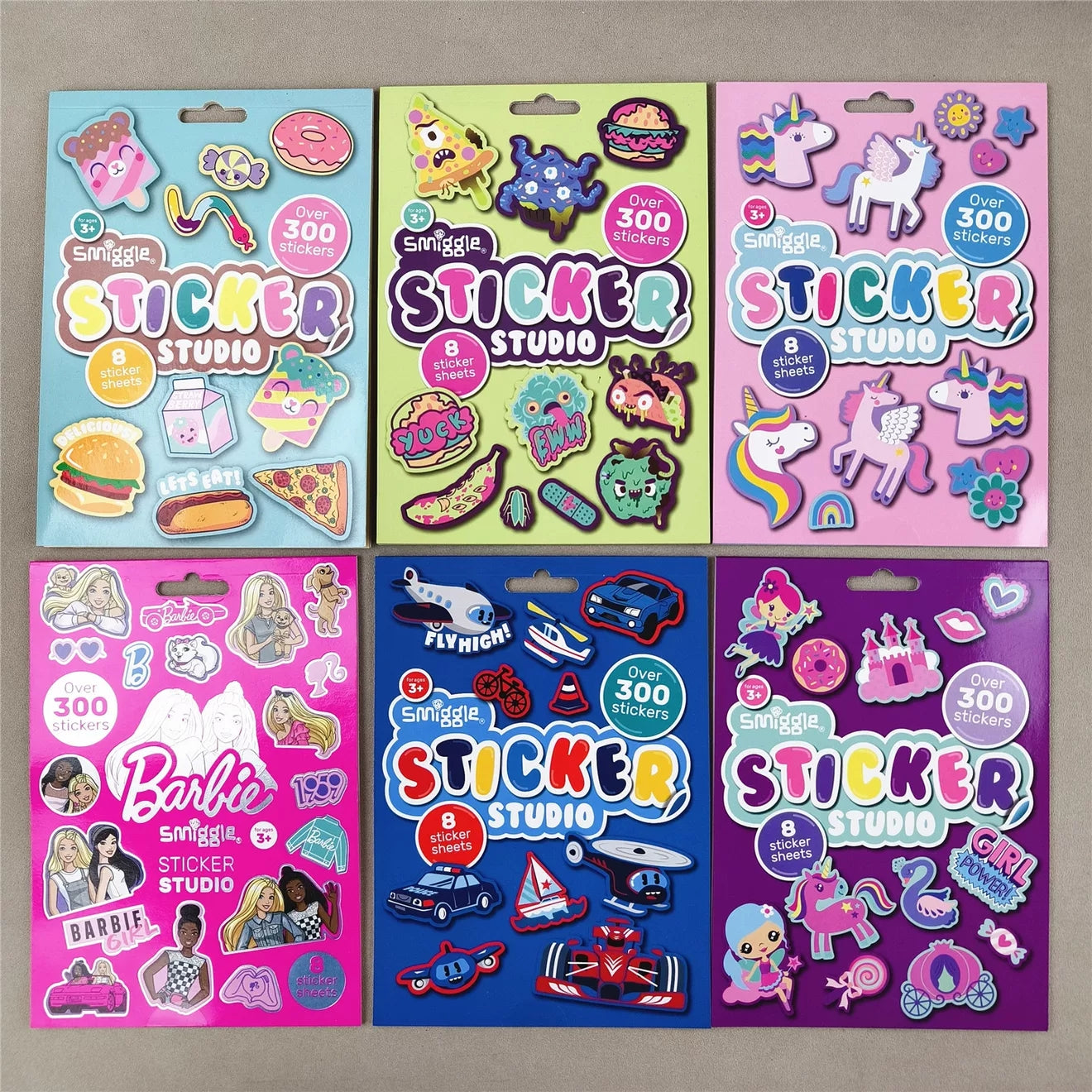 Smiggle Sticker Studio - 8 Sticker Sheets | Over 300 Stickers | 3+