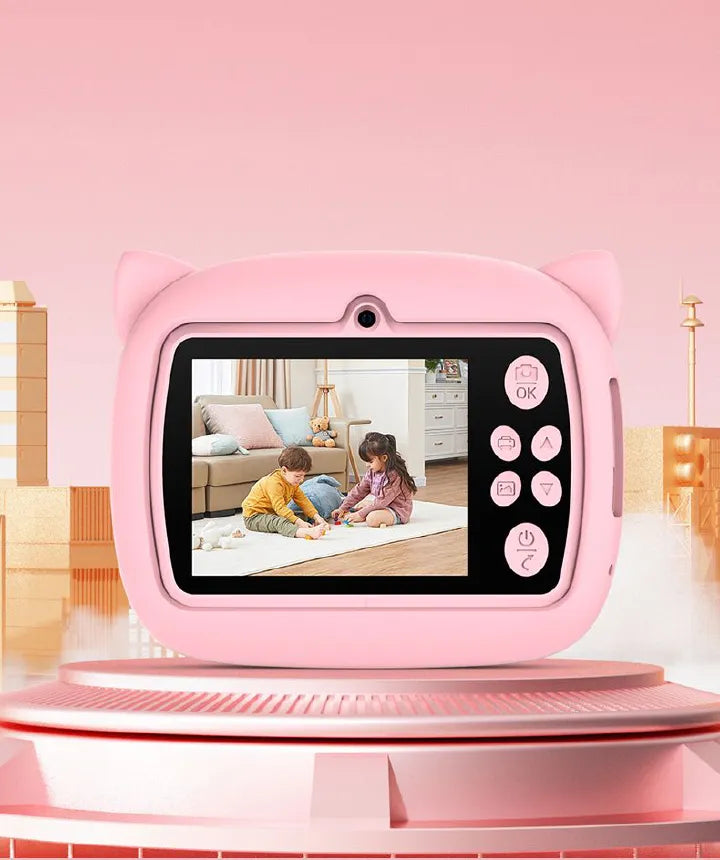 Digital Mini Printing Camera 2in1 With straps | Cute Animals | 3+