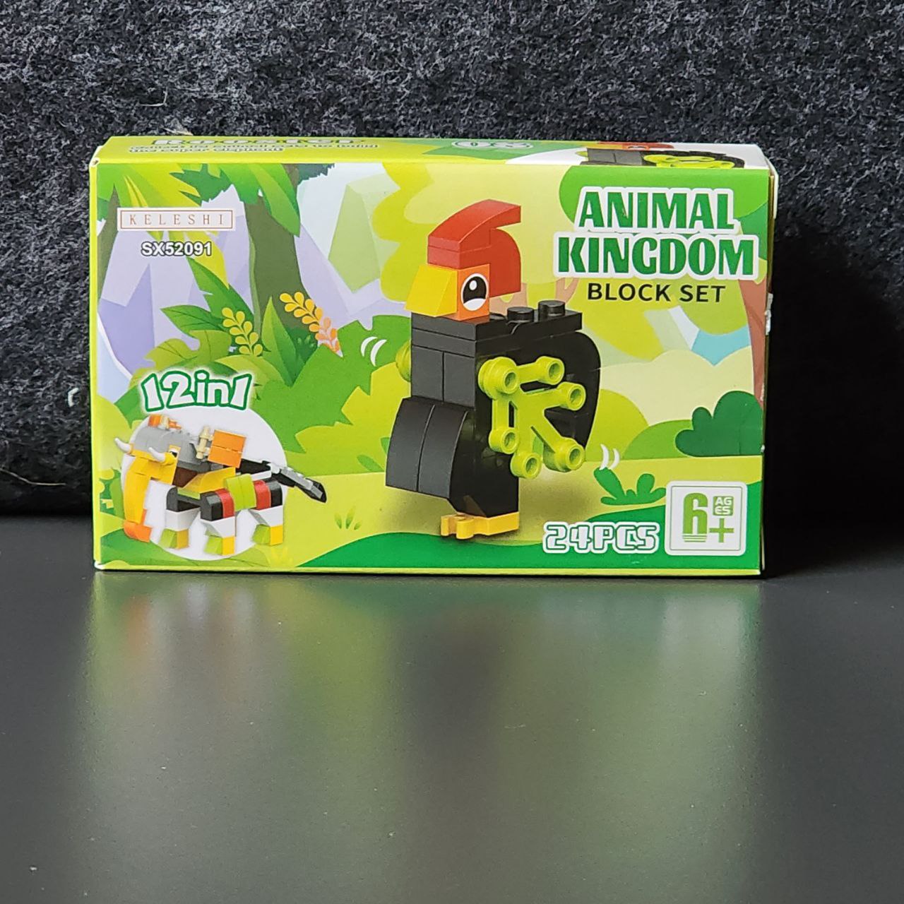 Building Blocks Animals 12in1-3D Puzzle,Logic&Tricky Games