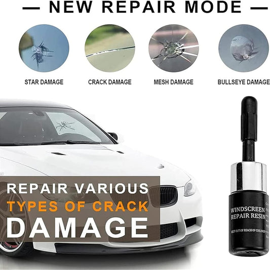 Glass Repair Windscreen Repair Resin 2 Bottles