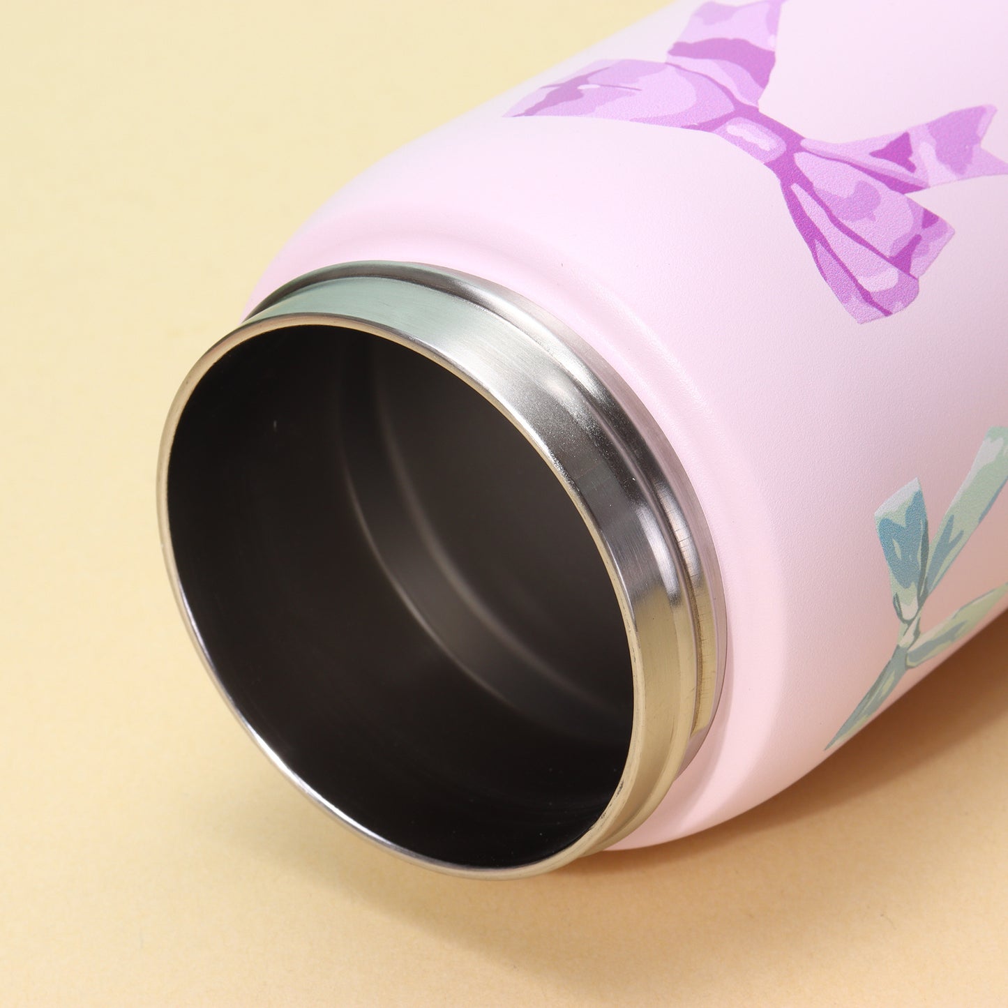 Owala Bottle Stainless Steel - FreeSip | Leak-proof | Purple | Color Ribbon | 950ml