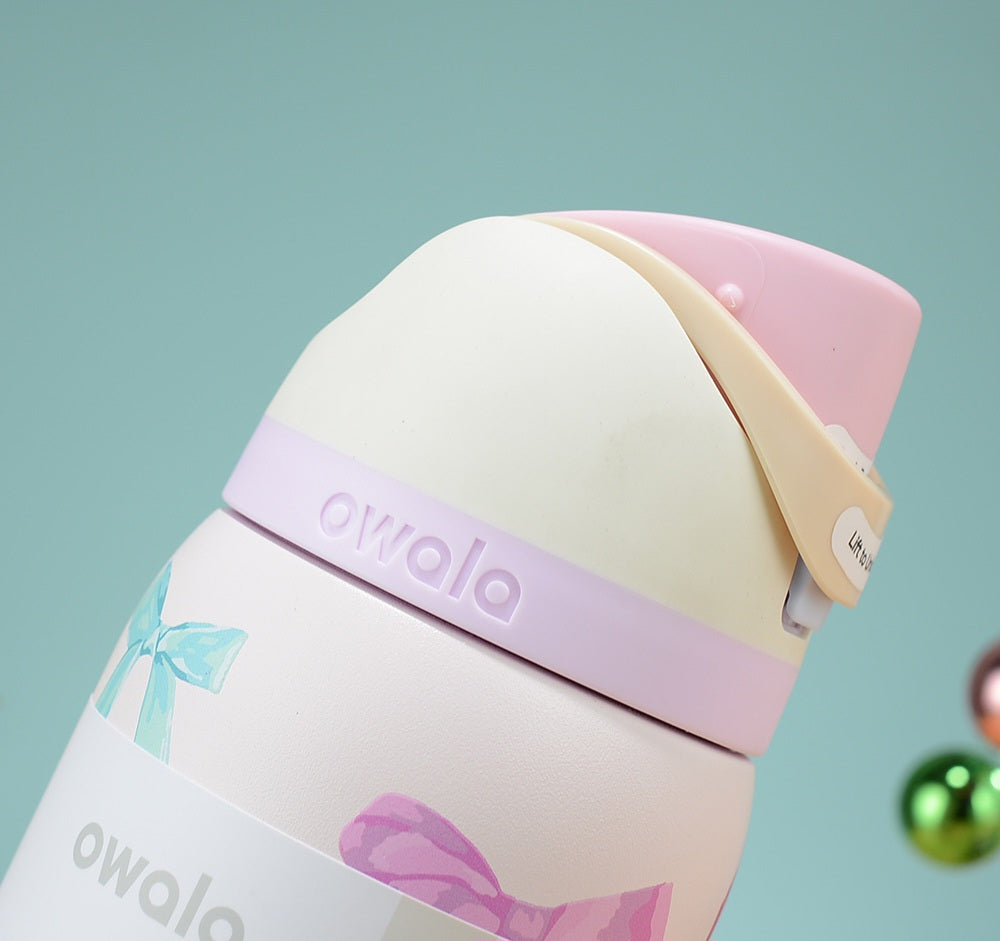 Owala Bottle Stainless Steel Free Sip Leak-proof Ribbon 710-950ml