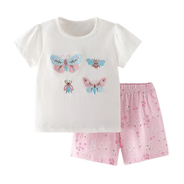 Girls Cotton Butterfly – Soft Summer Outfit (3–10Y)
