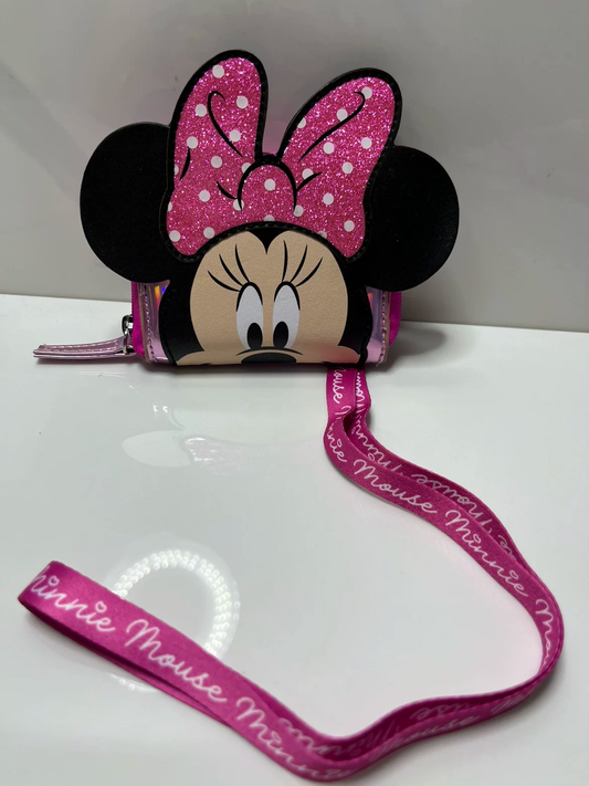Crossbody Small Wallet Minnie Mouse Design For Kids