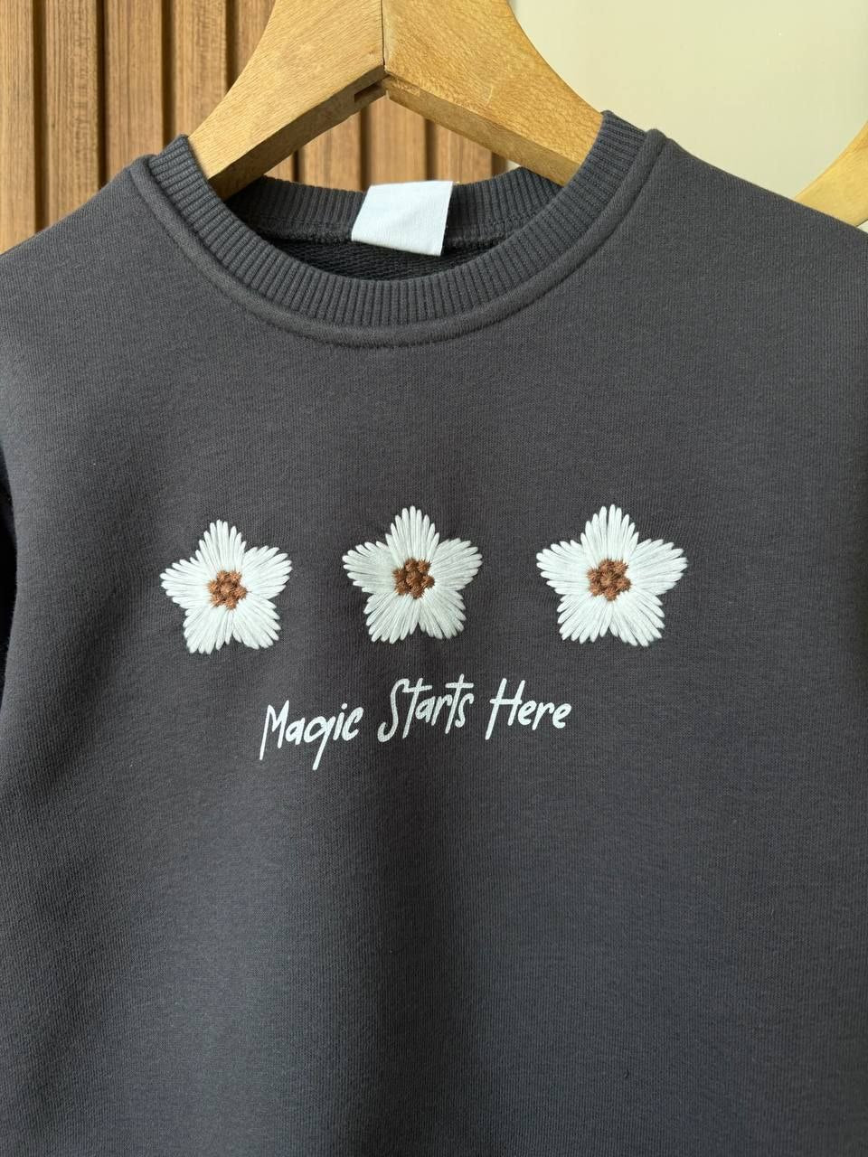 Outfit Cotton Flower Design Set Of 2 Pcs Size 2-8y