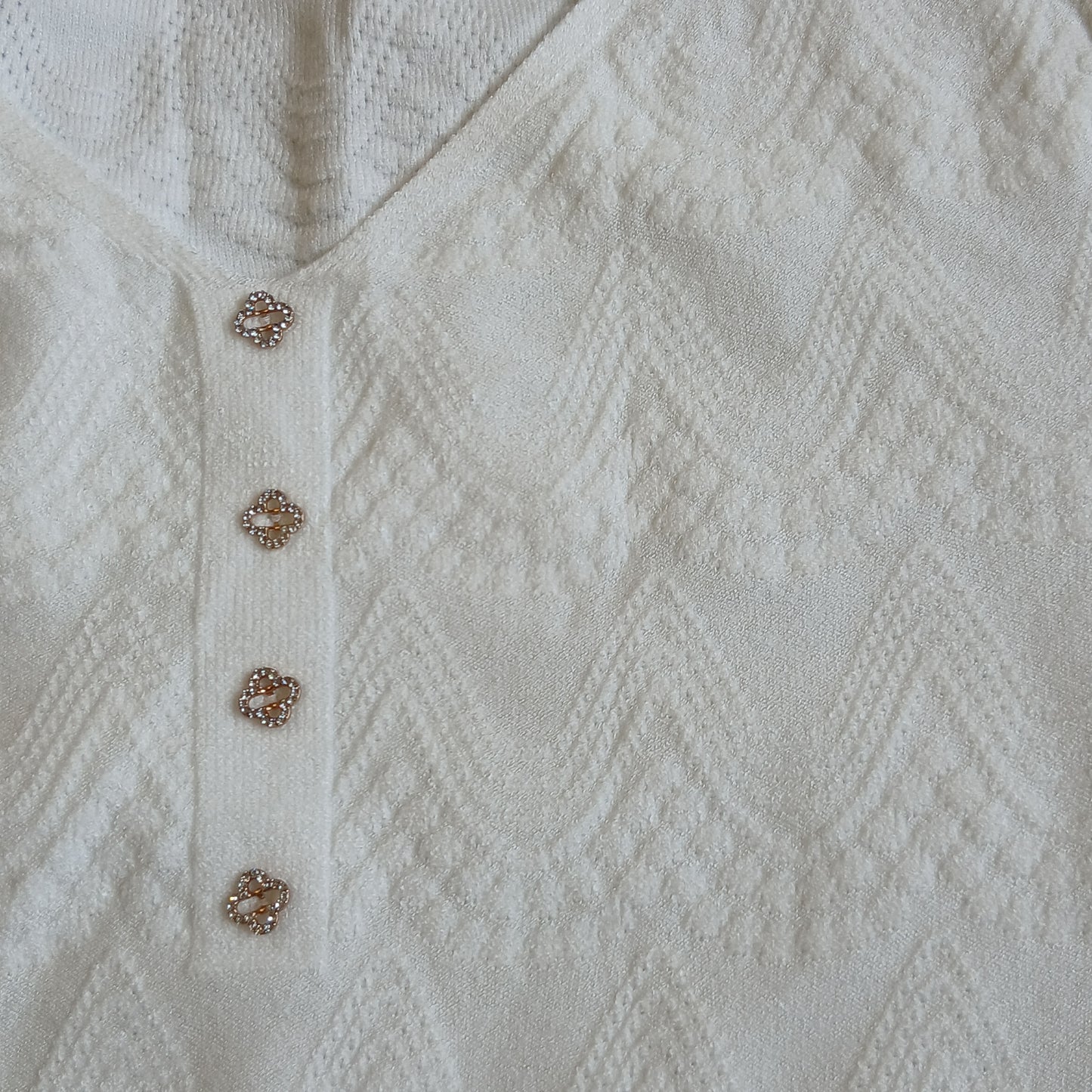 White Top Long Sleeve For Women One Size