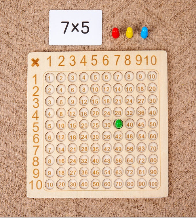 Wooden Multiplication Board Game | 36+ Months