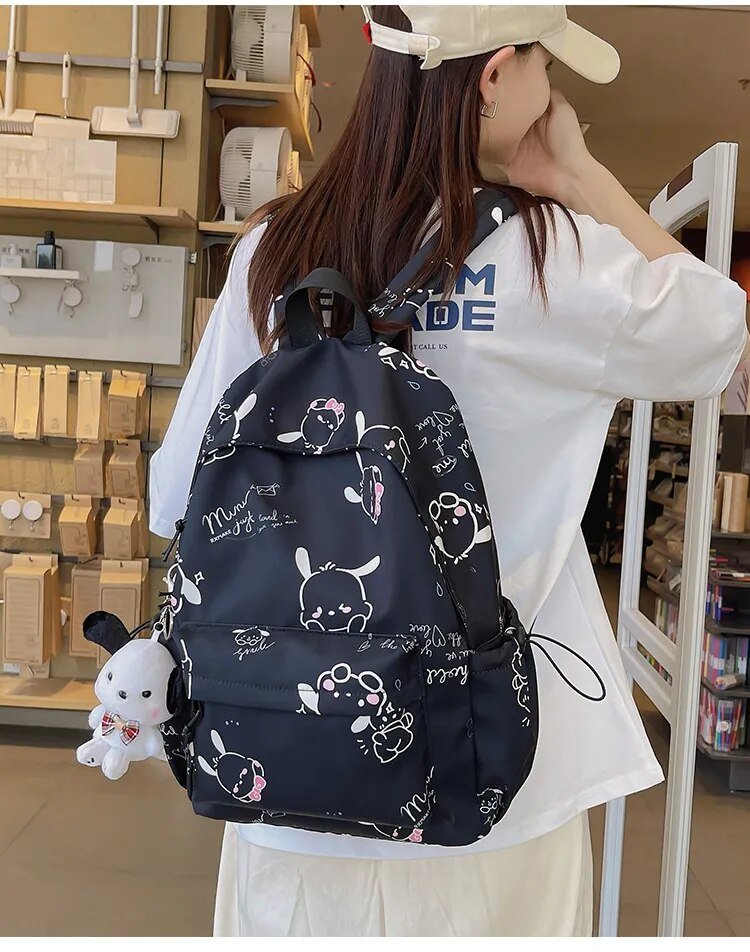 School Backpack Cute Design With Keychain Plush 41cm