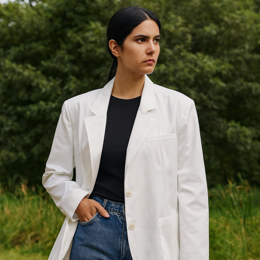 Blazer Button OverSized For Women  Brand:PrettyLittleThing Size S