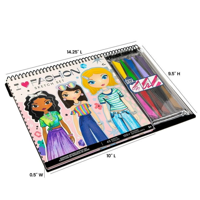 Fashion Design Sketch Set Fashion Angels