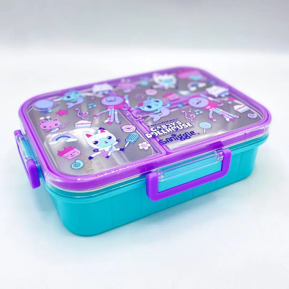 🧊Smiggle Gabby's Dollhouse Lunch Box | Stainless Steel | 23x17x6.5cm