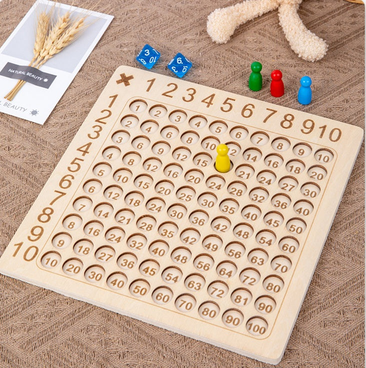 Wooden Multiplication Board Game | 36+ Months