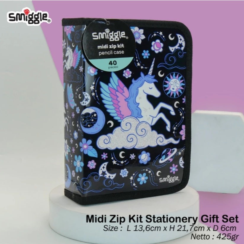 Smiggle Pencil Case Unicorn Design