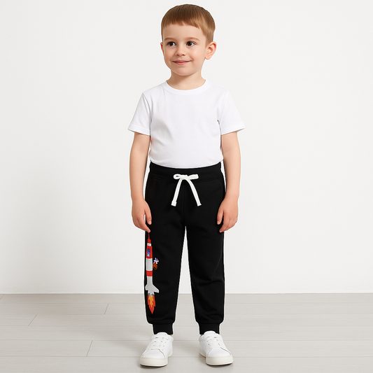 Pants Cotton 100% For Boys  Space Design Size 6y