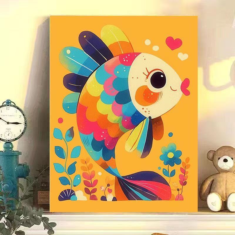 DIY Paint by Numbers Canvas Kit – 40 × 50 cm