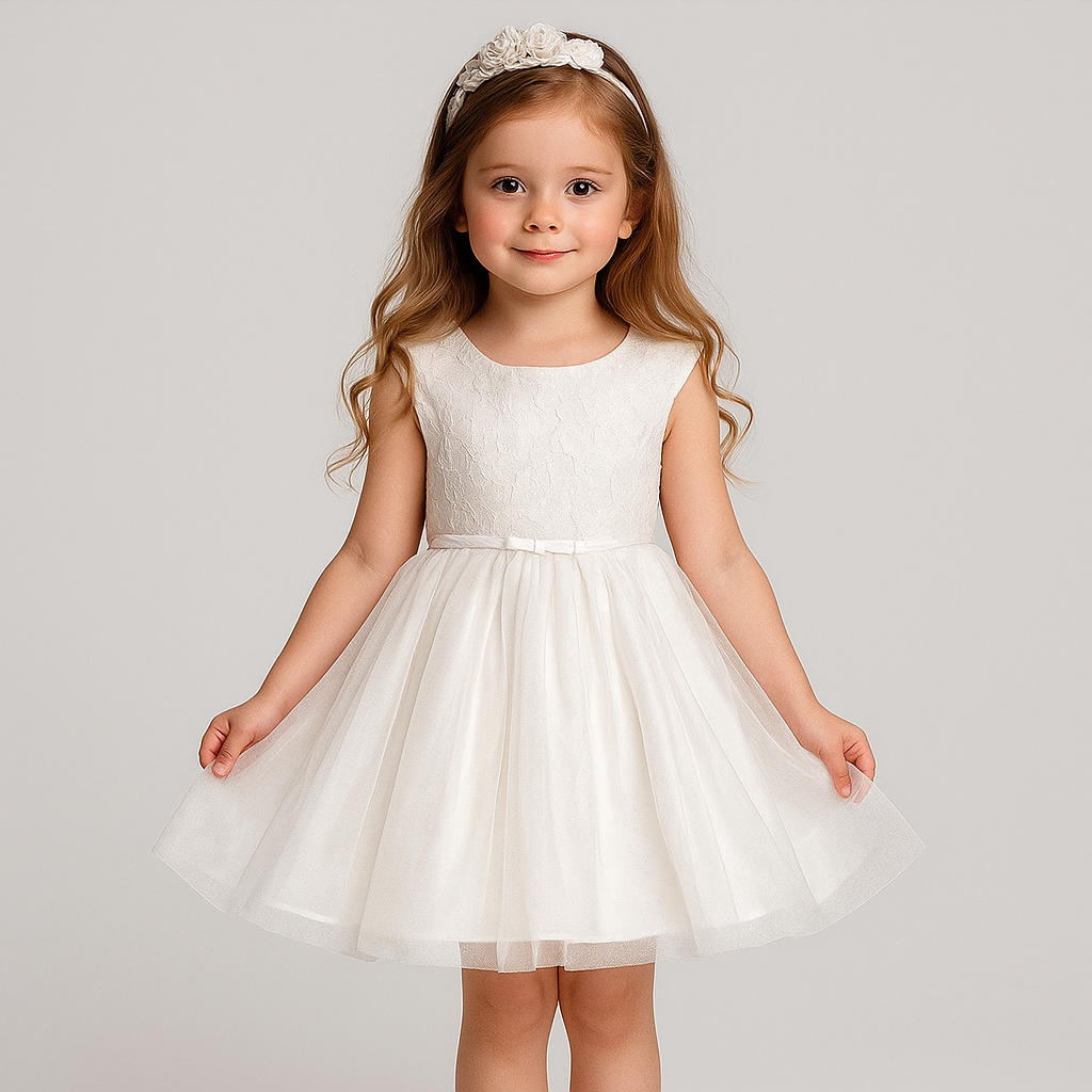 Nice White Long Dress Cool Club Size 5y