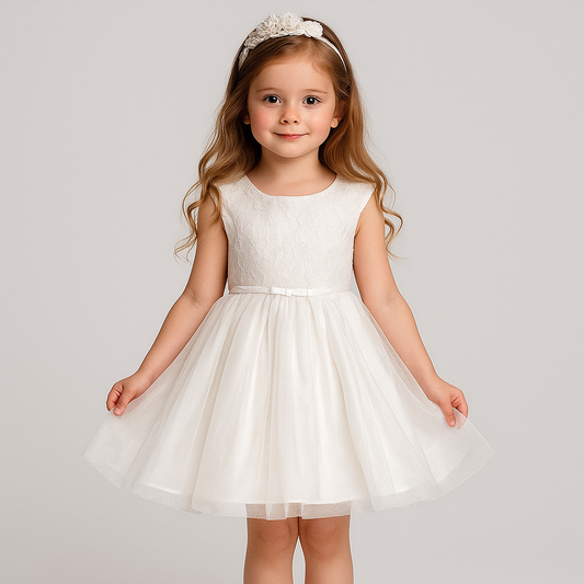 Nice White Long Dress Cool Club Size 5y