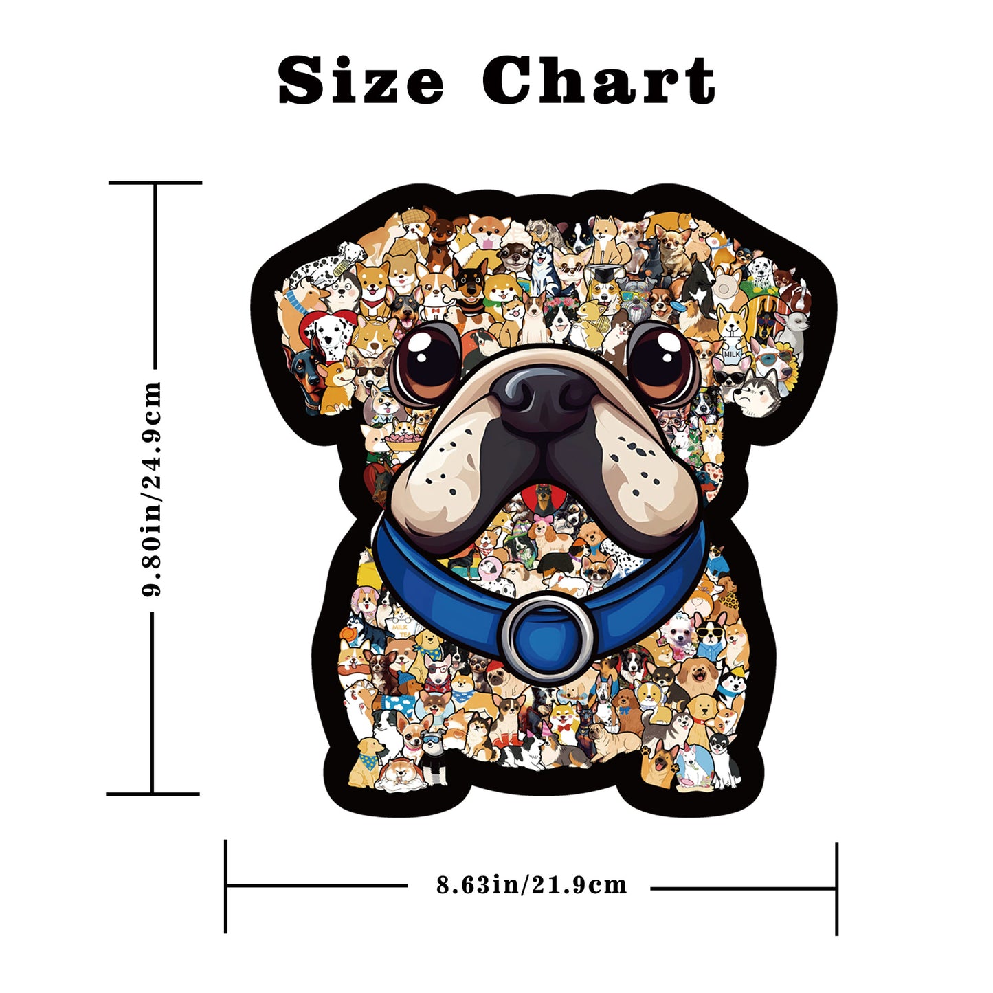 Dog Wooden Jigsaw Puzzle – 160 Pieces | 25002