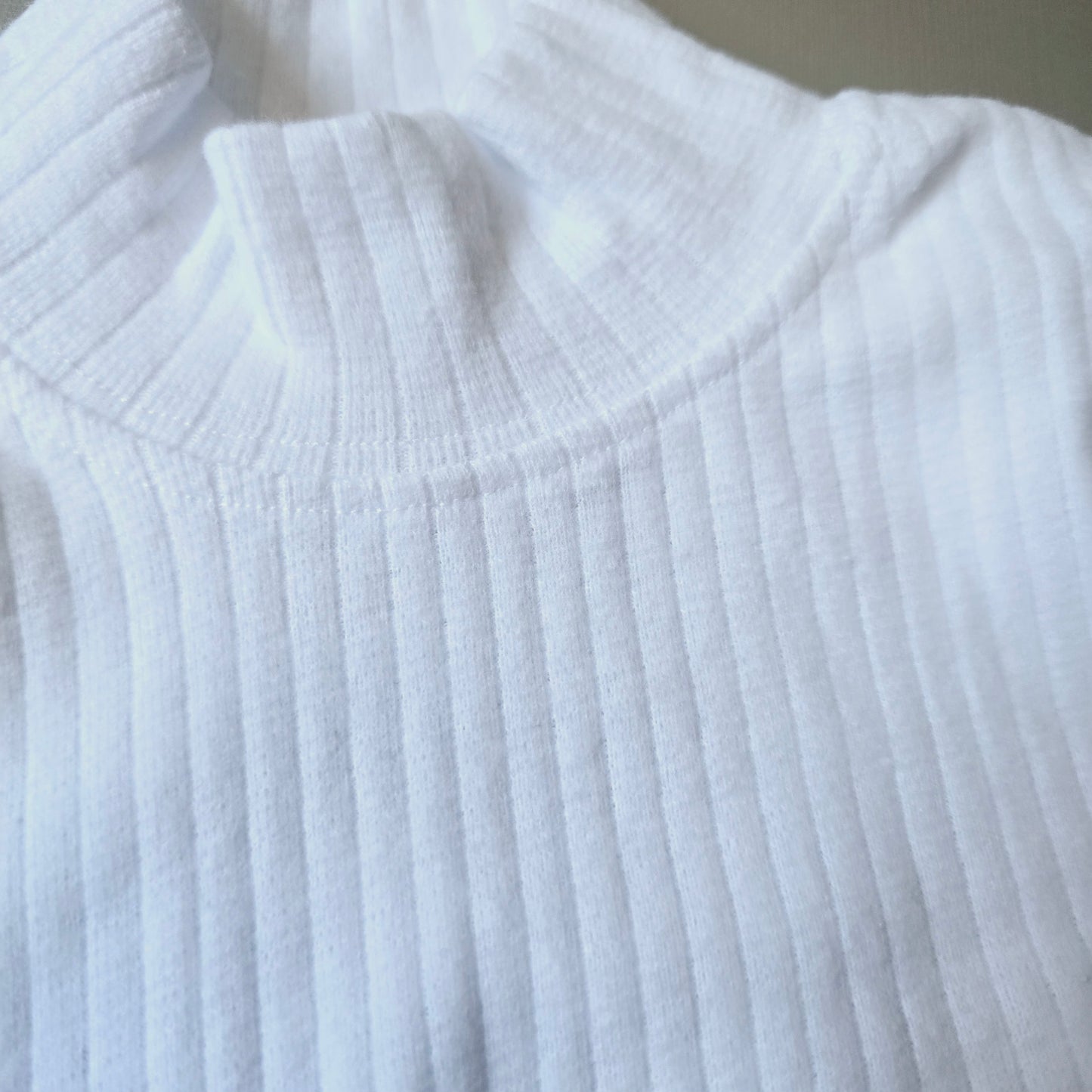 White Turtleneck For Boys abd Girls School Warm Size 1-13y