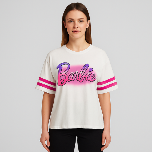 Tshirt Barbie For Women Cotton 100% Size XS-L