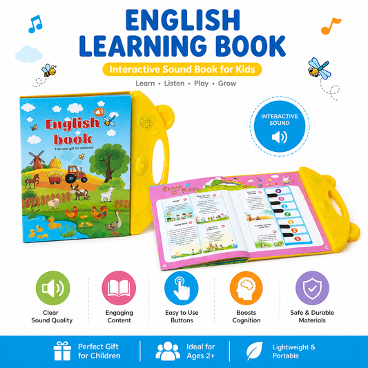 English Interactive Sound Book | Hard Cover | 2+