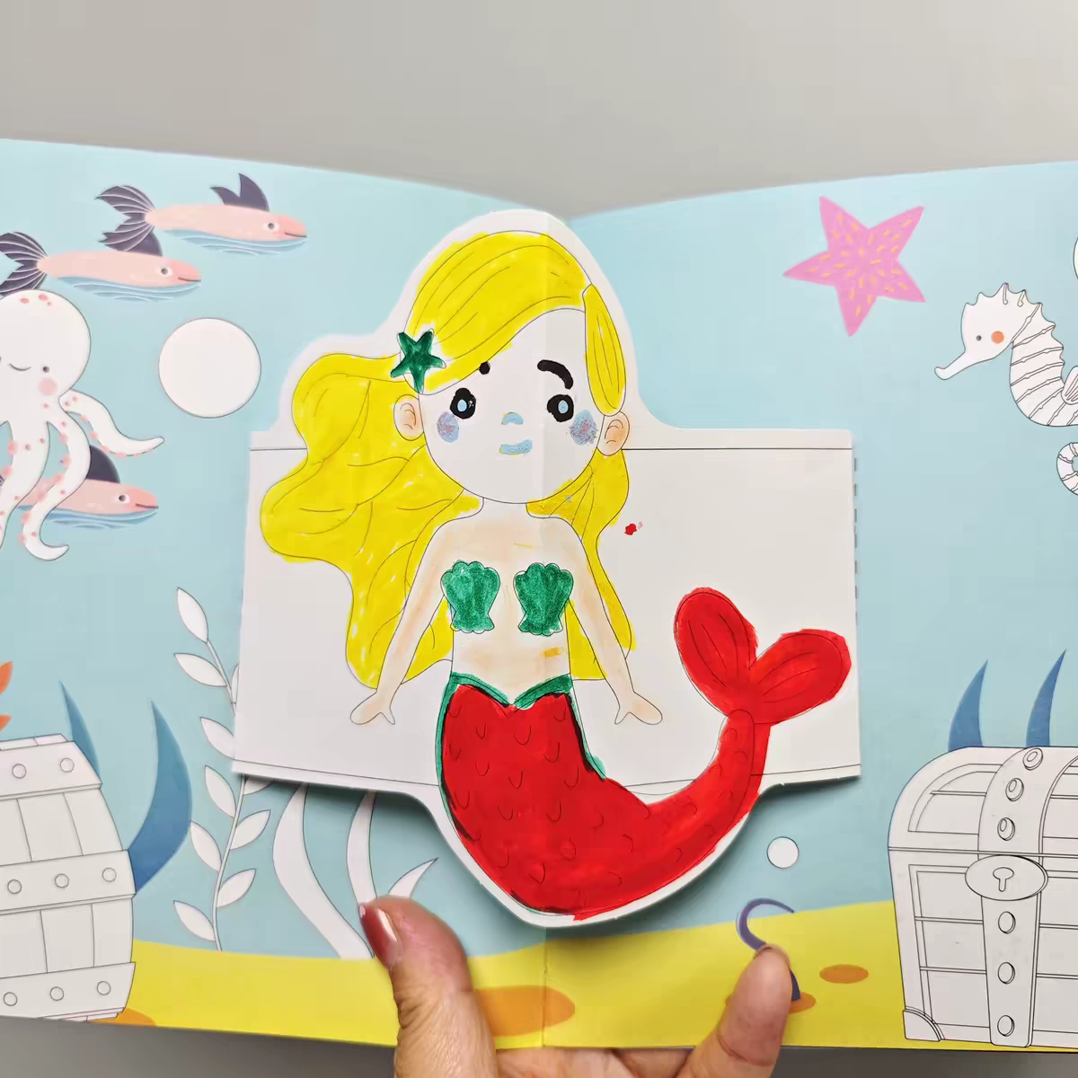 Pop-Up Colouring Book Set – Pirate Theme
