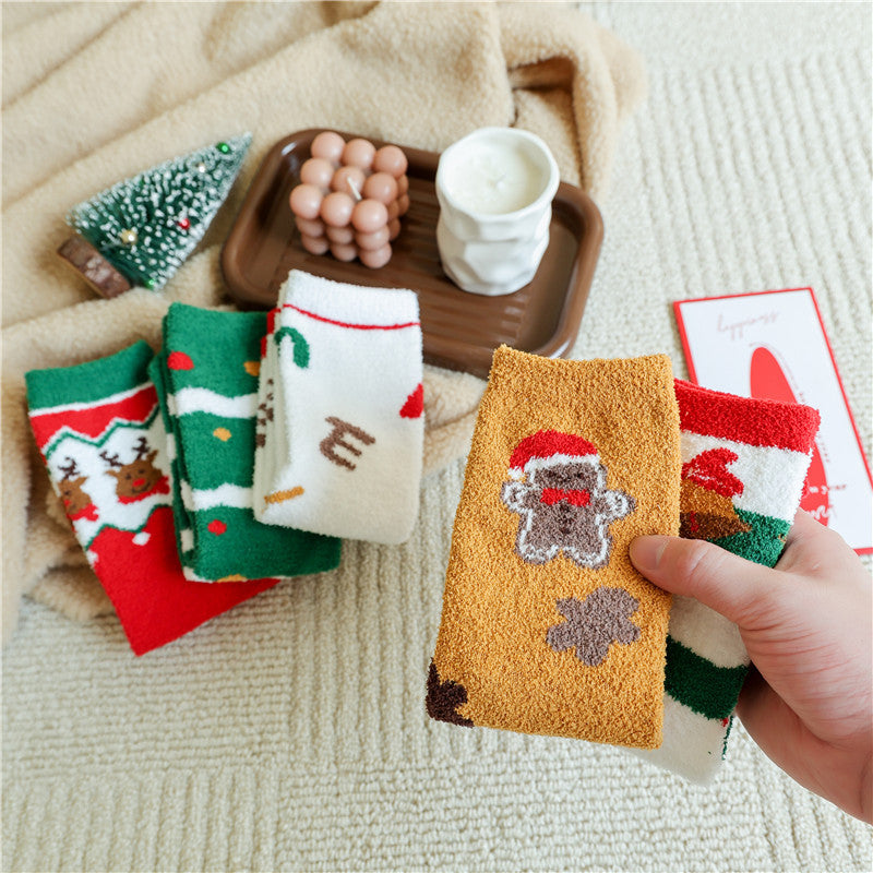 Christmas Cozy Warm Socks Size  35-39