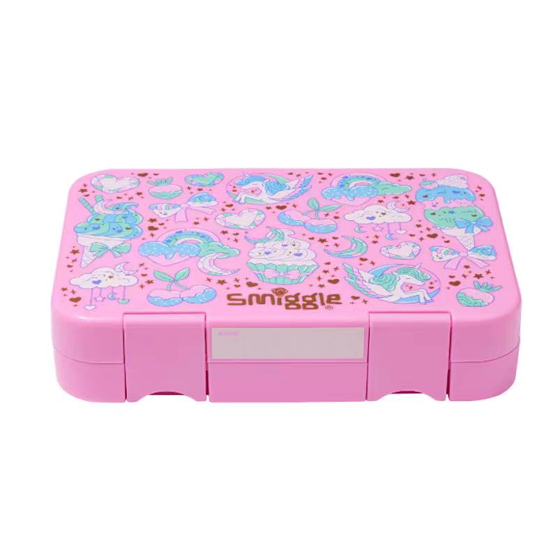 Smiggle Lunch Box Sweets Design 21x15x4.5