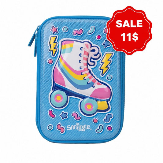 Smiggle Pencil Case | Hardtop | Blue | Roller