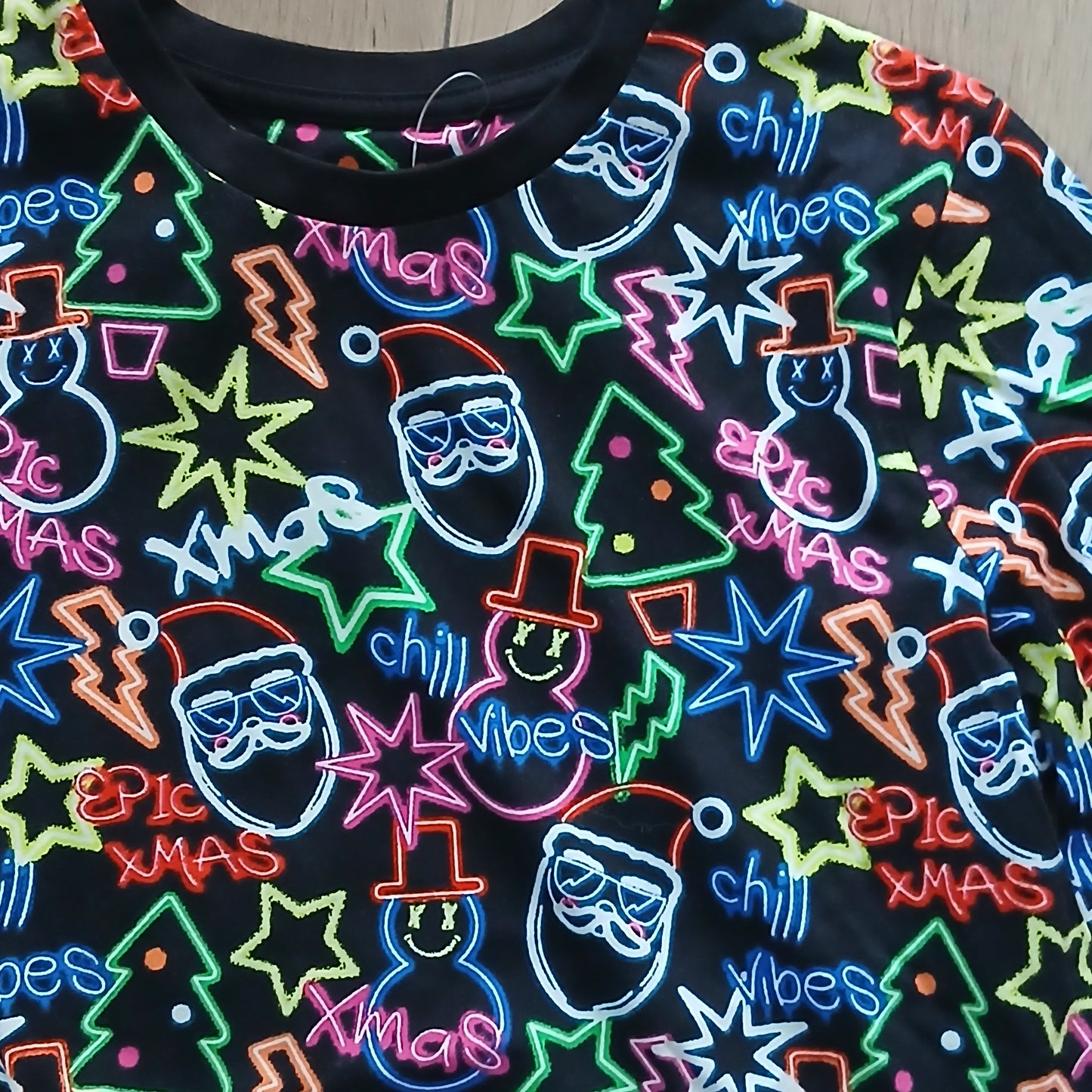 Cotton Sweater Christmas Vibes Age 12-13y