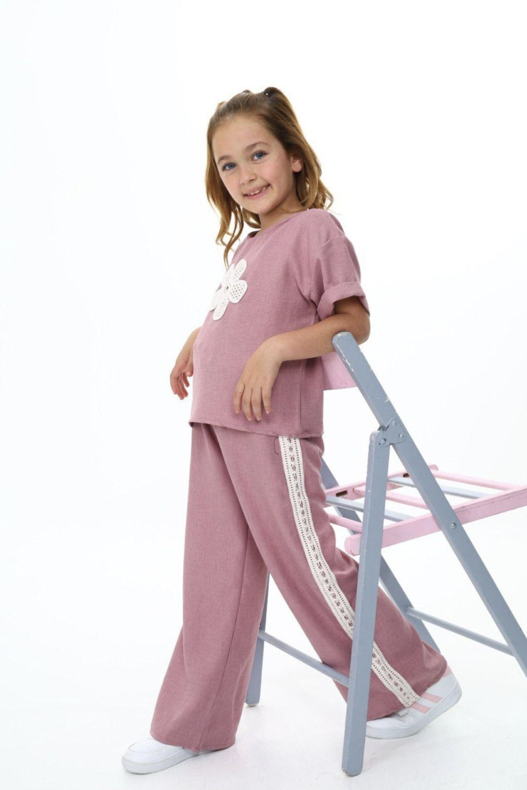 Nice Summer Set . Flower Outfit Size 4-12y