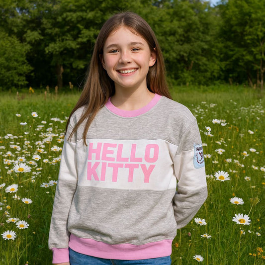 Sweater With Light Fleece Hello Kitty Design Size XS-M