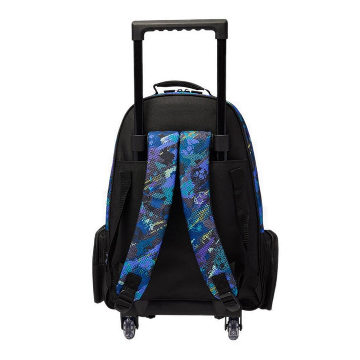 Smiggle Backpack | Light Up Wheels | Blue Football