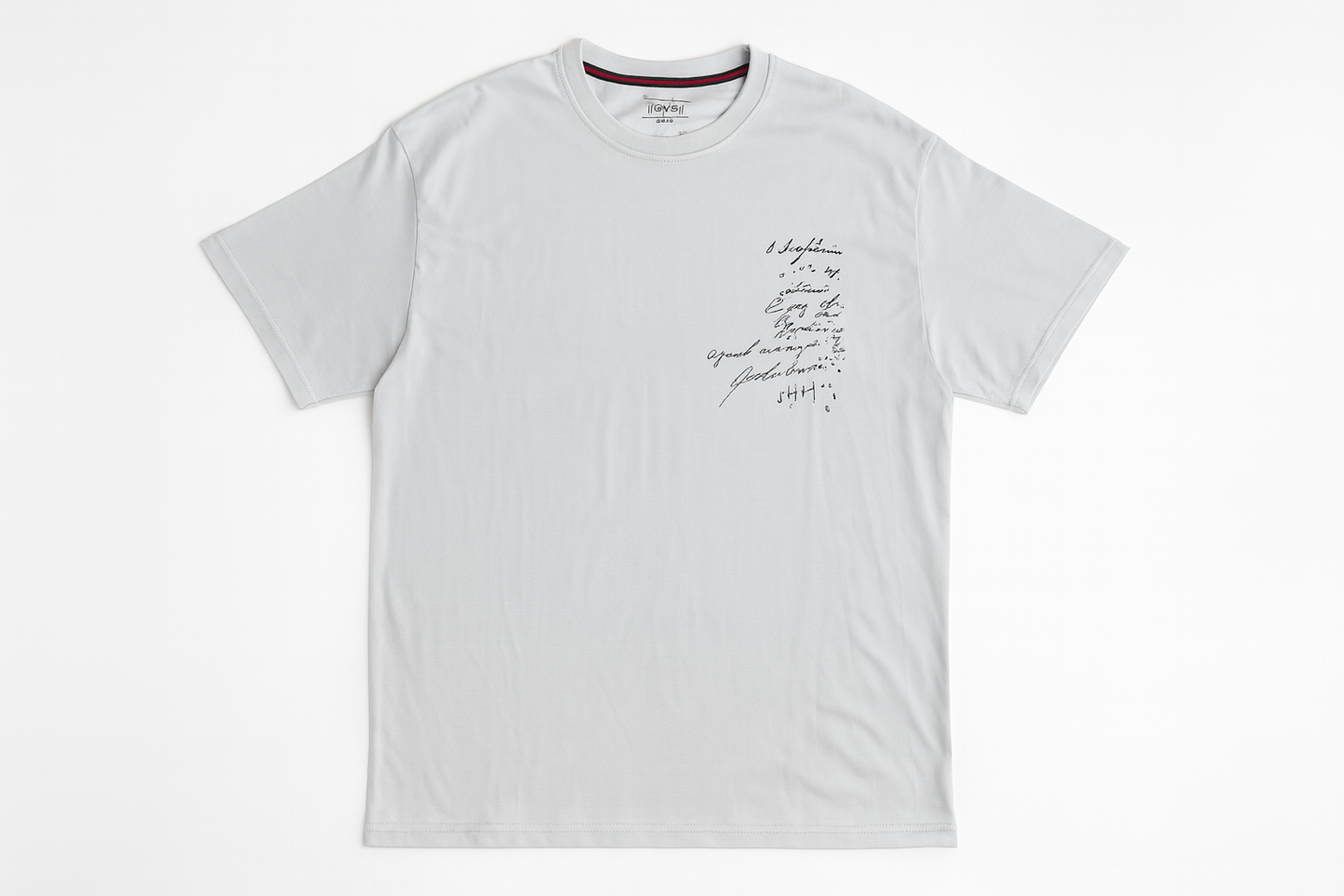 Light Grey Tshirt With Design Size XLarge