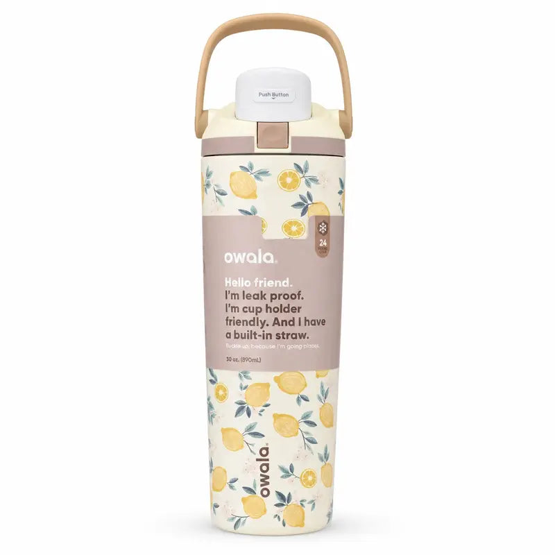 Owala Tumbler Stainless Steel FreeSip Leak-proof Sway Lemon | 890ml